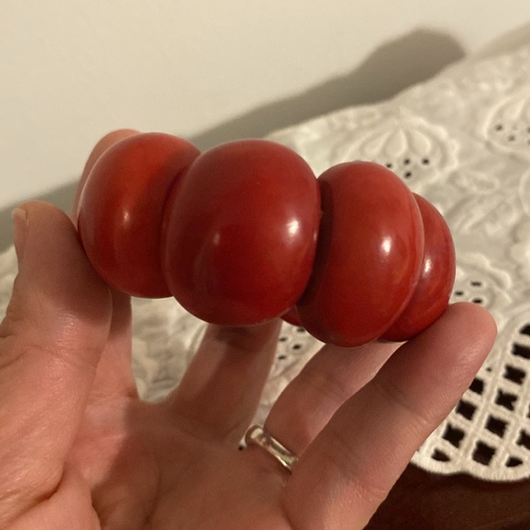 ✨Tested ✨BAKELITE Bracelet / chunky genuine Bakelite - Picture 12 of 16